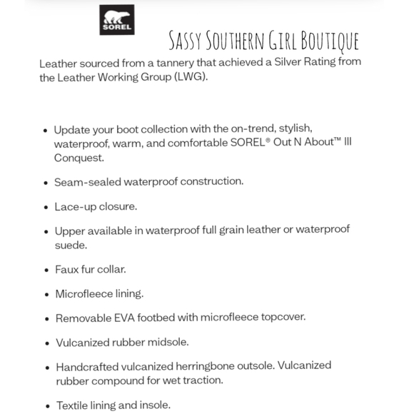 🆕⭐ Women's SOREL Out and About III Suede boots - Picture 13 of 15